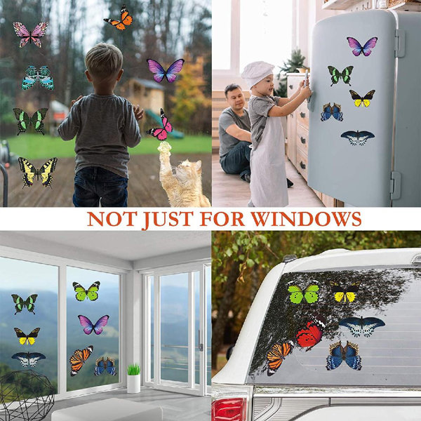 Gracie Oaks Animals Window Decal Wayfair